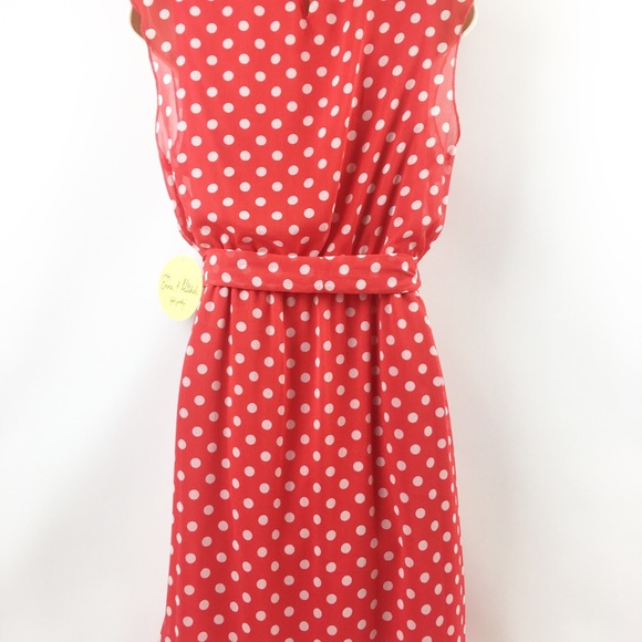 Emma & Michelle Red Dot Dress - Picture 6 of 6